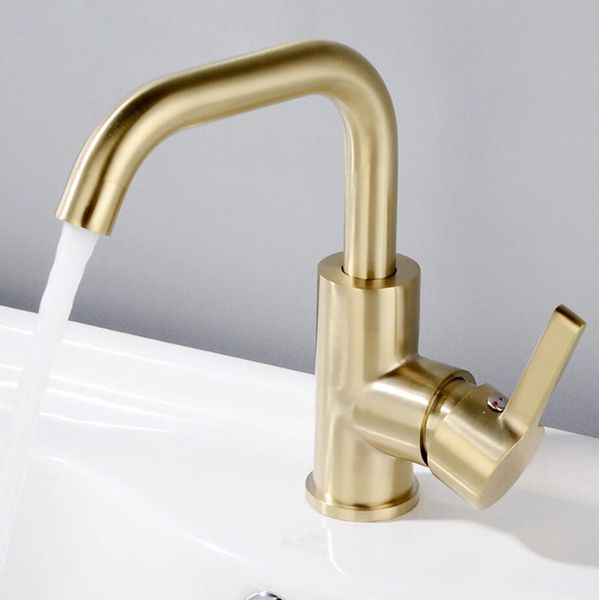 new design bathroom golden basin faucet single handle single hole kitchen tap brass made 360 degree swing
new design bathroom golden basin faucet single handle single hole kitchen tap brass made 360 degree swing