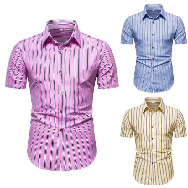 men's brand new summer hawaiian shirt personalised fashion business casual short sleeve striped shirt mens shirts streetwear, White;black
men's brand new summer hawaiian shirt personalised fashion business casual short sleeve striped shirt mens shirts streetwear, White;black