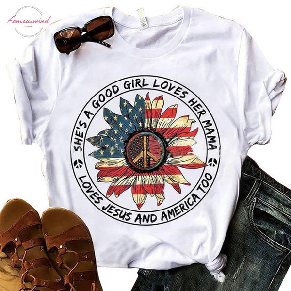 sunflower american flag print t shirt women cute graphic tees independence day casual summer t shirt harajuku female tshirts, White
sunflower american flag print t shirt women cute graphic tees independence day casual summer t shirt harajuku female tshirts, White