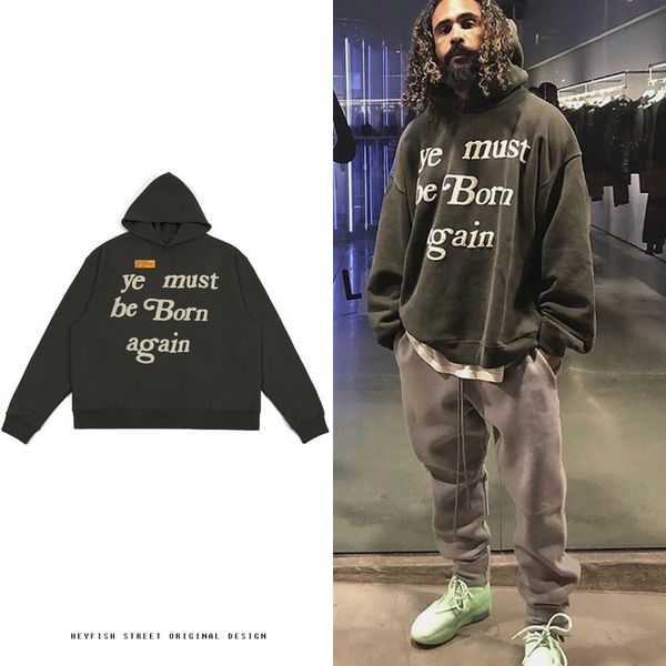 ye must be born again hooded sweater men cpfm grandfather celebrity inspired plus velvet loose hoodie os version, Red
ye must be born again hooded sweater men cpfm grandfather celebrity inspired plus velvet loose hoodie os version, Red