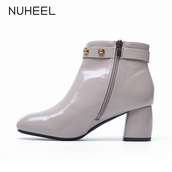 nuheel women shoes new autumn and winter fashion wild women boots comfortable square head thick heel shoes, Black
nuheel women shoes new autumn and winter fashion wild women boots comfortable square head thick heel shoes, Black
