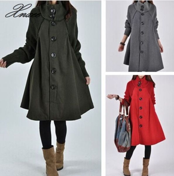 woman single breasted long sleeve woolen coats lady casual a -line long coats winter warm outwear, Tan;black
woman single breasted long sleeve woolen coats lady casual a -line long coats winter warm outwear, Tan;black