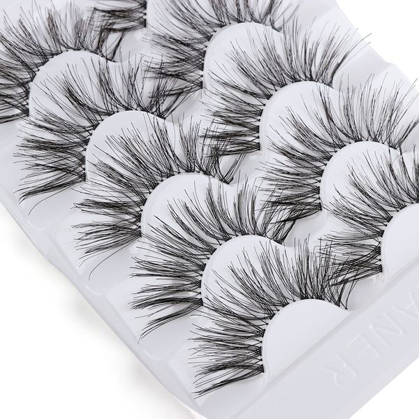 5 pairs/set long wispy false eyelashes natural black false eyelashes full strip lashes handmade eye extension makeup tools
5 pairs/set long wispy false eyelashes natural black false eyelashes full strip lashes handmade eye extension makeup tools