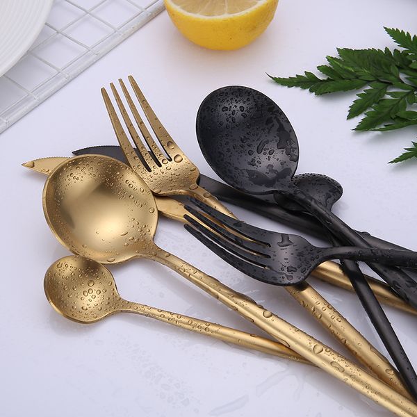 flatware sets portuguese style flateware western tableware 304 stainless steel dinner fork spoon beef knife coffee sale
flatware sets portuguese style flateware western tableware 304 stainless steel dinner fork spoon beef knife coffee sale