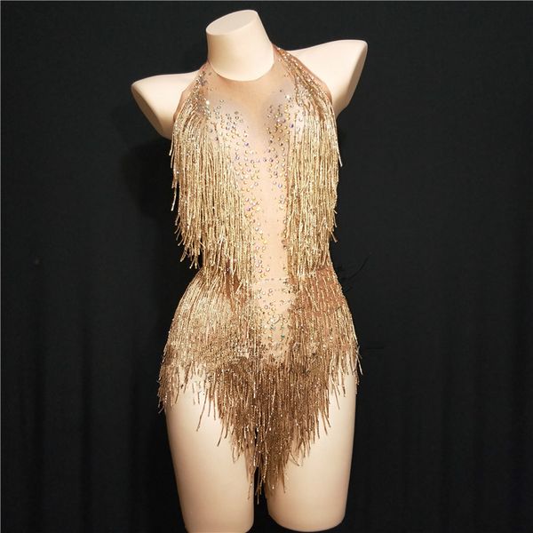 кристаллы золота tassel женщин сексуальный комбинезон игристые костюм ночной клуб партии певица танцор performance stage wear одежда dj ds, Black;white
кристаллы золота tassel женщин сексуальный комбинезон игристые костюм ночной клуб партии певица танцор performance stage wear одежда dj ds, Black;white