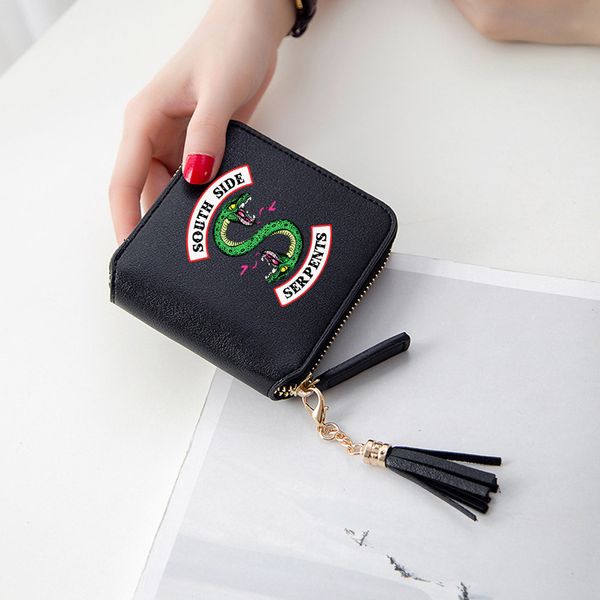 riverdale wallets 3d print tassel wallet women mini purse american popular tv accessories short zipper card bags lady wallets, Red;black
riverdale wallets 3d print tassel wallet women mini purse american popular tv accessories short zipper card bags lady wallets, Red;black