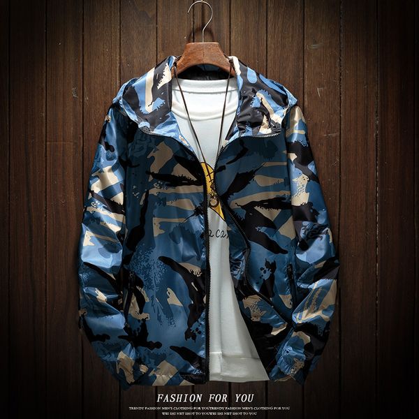 2018 autumn korean-style men teenager versatile super handsome slim fit camouflage jacket sports jackets three-color men's wear, Black;brown
2018 autumn korean-style men teenager versatile super handsome slim fit camouflage jacket sports jackets three-color men's wear, Black;brown
