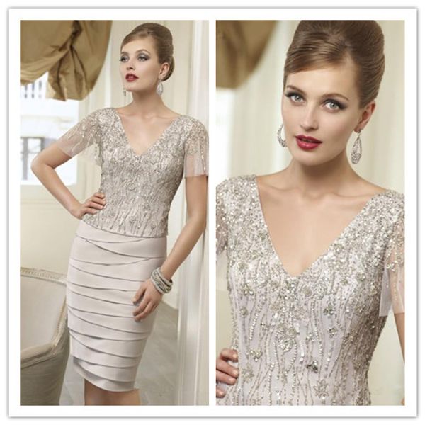 veni infantino mother of the bride dresses groom champagne plus size v-neck short sleeve knee-length sequins beads party dress custom made, Black;red
veni infantino mother of the bride dresses groom champagne plus size v-neck short sleeve knee-length sequins beads party dress custom made, Black;red