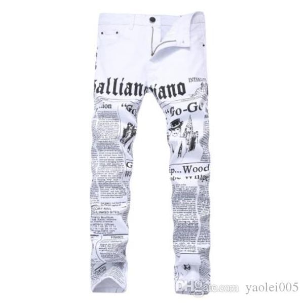 mens jeans white letters english print stretch nostalgic denim trousers american style zipper decorative mens fashion jeans, Blue
mens jeans white letters english print stretch nostalgic denim trousers american style zipper decorative mens fashion jeans, Blue