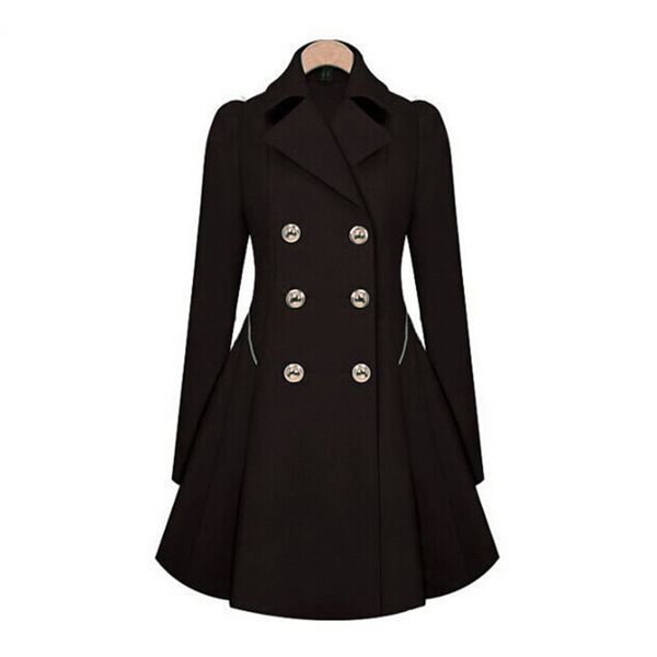 women's coat solid color slim thin lapel double-breasted overcoat jacket long sleeve jacket suit fashion work office coat, Black;brown
women's coat solid color slim thin lapel double-breasted overcoat jacket long sleeve jacket suit fashion work office coat, Black;brown