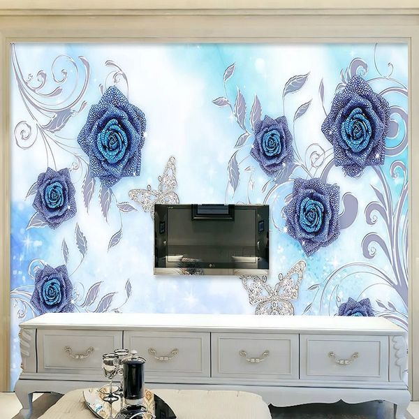 custom large mural 3d wallpaper fashion modern luxury pearl jewelry blue flowers bedroom tv wall decor 5d embossed
custom large mural 3d wallpaper fashion modern luxury pearl jewelry blue flowers bedroom tv wall decor 5d embossed