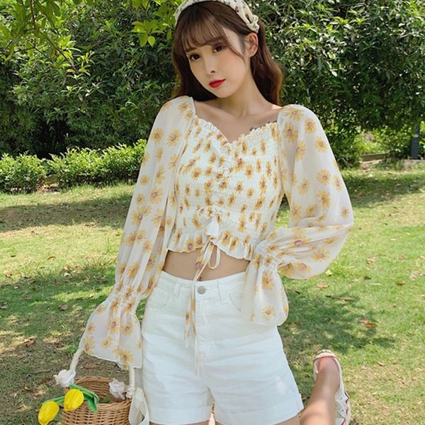 2020 summer women shirt casual chiffon blouse pleated small floral printed chiffon blouse shirt, White
2020 summer women shirt casual chiffon blouse pleated small floral printed chiffon blouse shirt, White