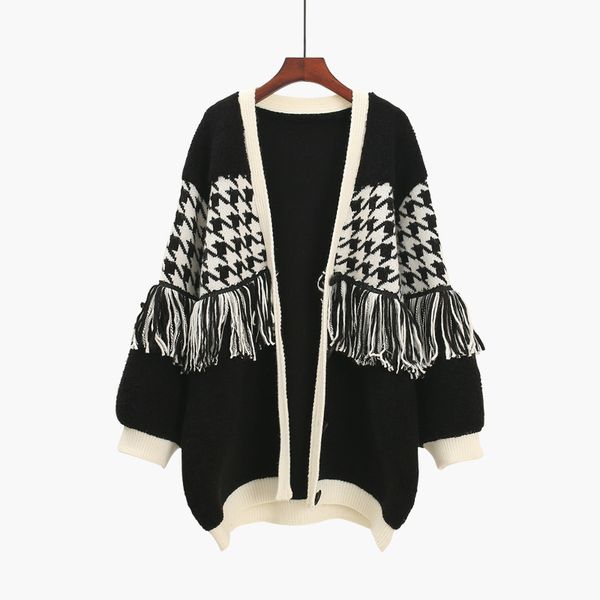 women's knits & tees yocalor tassel sweater cardigan coat female 2021 spring women sweaters v-neck wild ladies harajuku, White
women's knits & tees yocalor tassel sweater cardigan coat female 2021 spring women sweaters v-neck wild ladies harajuku, White
