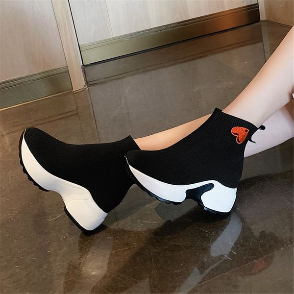 sarairis brand lady chunky heel sock boots shoes woman casual leisure light soft autumn winter ankle boots women sneakers, Black
sarairis brand lady chunky heel sock boots shoes woman casual leisure light soft autumn winter ankle boots women sneakers, Black