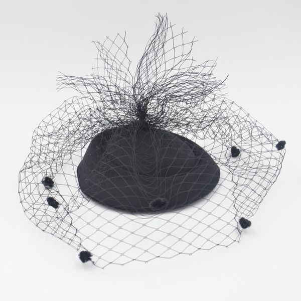 british-style hat womens vintage veil small hat beret cocktail party evening gown headwear evening dress catwalk
british-style hat womens vintage veil small hat beret cocktail party evening gown headwear evening dress catwalk