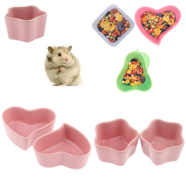 set of 4/2 pairs heart star hamster bowl ceramic guinea pig water bowl small animal food dish for rabbit gerbil chinchilla chipmunk squirrel
set of 4/2 pairs heart star hamster bowl ceramic guinea pig water bowl small animal food dish for rabbit gerbil chinchilla chipmunk squirrel