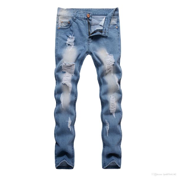 men's distressed ripped skinny jeans fashion designer mens shorts jeans slim motorcycle moto biker mens denim pants hip hop men jeans, Blue
men's distressed ripped skinny jeans fashion designer mens shorts jeans slim motorcycle moto biker mens denim pants hip hop men jeans, Blue