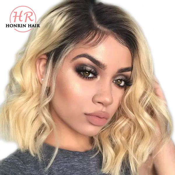 Honrin hair full lace human hair wig bob wavy blonde color ombre 613 brazilian virgin hair 150 den ity pre plucked lace front wig
Honrin hair full lace human hair wig bob wavy blonde color ombre 613 brazilian virgin hair 150 den ity pre plucked lace front wig