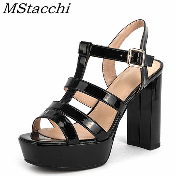 mstacchi sandals women thick bottom leather high heel shoes narrow band buckle chunky heel shoes new style women sandals, Black
mstacchi sandals women thick bottom leather high heel shoes narrow band buckle chunky heel shoes new style women sandals, Black