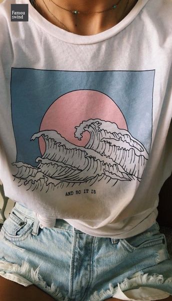 футболка так ли ocean wave эстетическая it женщины tumblr 90с мода белый tee симпатичные летние топы, White
футболка так ли ocean wave эстетическая it женщины tumblr 90с мода белый tee симпатичные летние топы, White