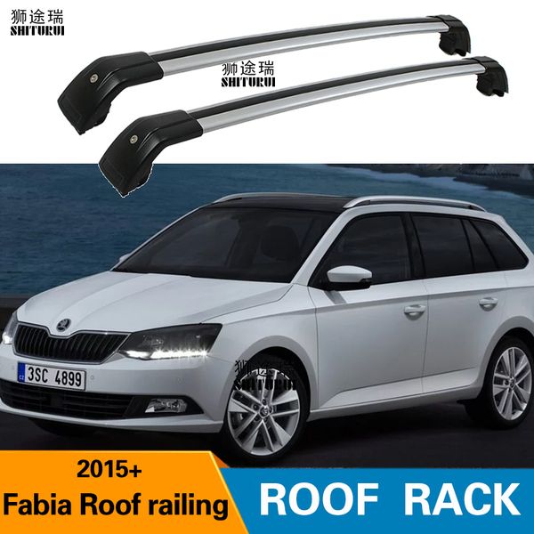 shiturui 2pcs roof bars for skoda fabia roof railing 2015+ aluminum alloy side bars cross rails rack luggage carrier
shiturui 2pcs roof bars for skoda fabia roof railing 2015+ aluminum alloy side bars cross rails rack luggage carrier