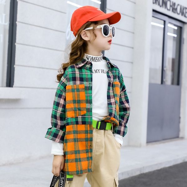 dpmuv 2020 autumn medium tong chen shan tong chen shan children's coat shirt and large children's plaid letter printed coat casual, White;black
dpmuv 2020 autumn medium tong chen shan tong chen shan children's coat shirt and large children's plaid letter printed coat casual, White;black