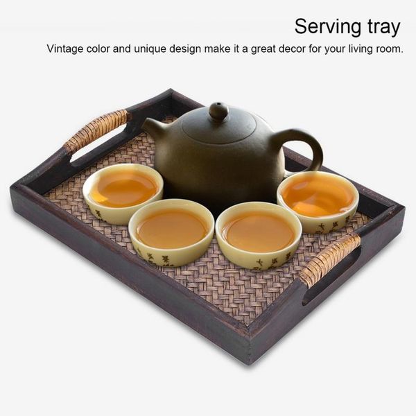 multi-functional wooden serving trays with handle rectangle handmade rattan bamboo tea/oil trays dessert/coffee/fruits plate 30. kitchen sto
multi-functional wooden serving trays with handle rectangle handmade rattan bamboo tea/oil trays dessert/coffee/fruits plate 30. kitchen sto