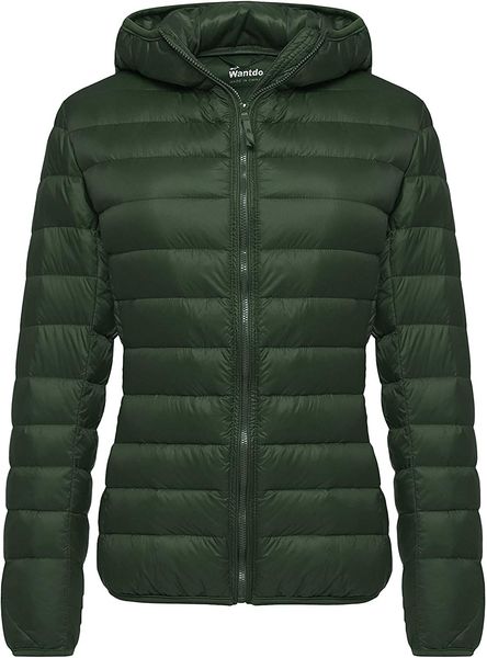 wantdo women's hooded packable ultra light weight short down jacket, Black
wantdo women's hooded packable ultra light weight short down jacket, Black
