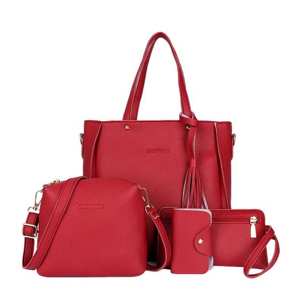 women's shoulder bag pu leather messenger bag tote mini clutch large capacity business commuter 4 piece set
women's shoulder bag pu leather messenger bag tote mini clutch large capacity business commuter 4 piece set