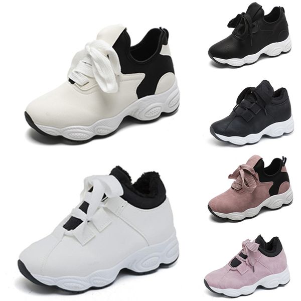 new arrival non-brand running shoes women white black pink grey suede breathable comfortable trainers sports sneakers 36-40 style 15