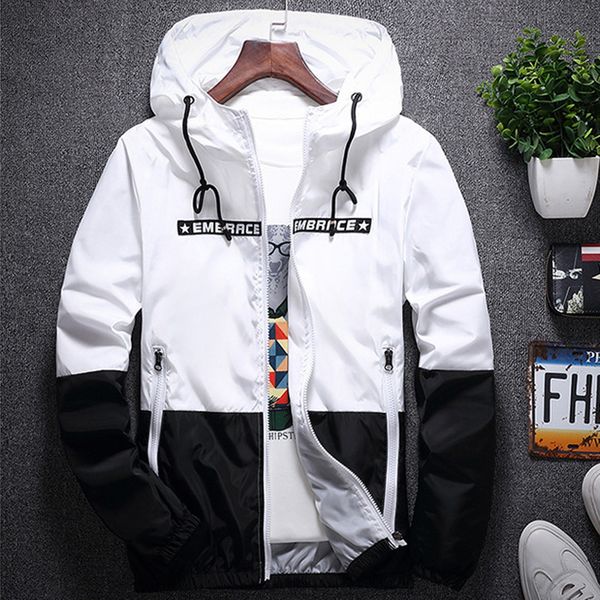 jacket men's autumn winter alphabet printing color collision hoodie outdoor new jackets coat design male clothes, Black;brown
jacket men's autumn winter alphabet printing color collision hoodie outdoor new jackets coat design male clothes, Black;brown