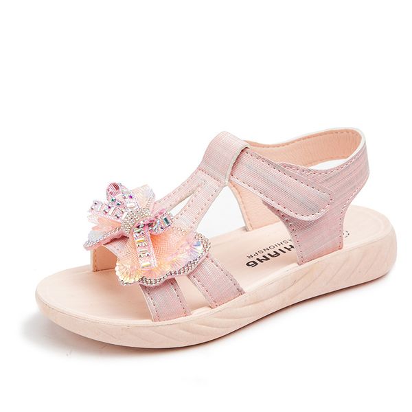 girls bow princess sandals 2020 summer new children's rhinestone soft bottom beach big children's fashion shoes, Black;red
girls bow princess sandals 2020 summer new children's rhinestone soft bottom beach big children's fashion shoes, Black;red