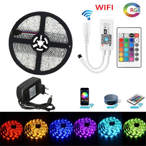 5050 rgb wifi контроллер светодиодные полосы света 5 м водонепроницаемый неон гибкая лента лента + bluetooth music control + 12v адаптер пит
5050 rgb wifi контроллер светодиодные полосы света 5 м водонепроницаемый неон гибкая лента лента + bluetooth music control + 12v адаптер пит