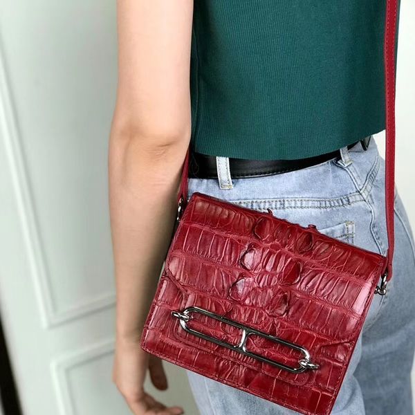 100% real/genuine crocodile skin women shouder handbag cross body messenger lady small size shoulder bag purple green grey color
100% real/genuine crocodile skin women shouder handbag cross body messenger lady small size shoulder bag purple green grey color