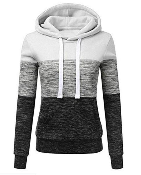 new sweatshirts color matching long-sleeved hooded sweater women's clothing 2019 women's sports sweater autumn and winter, Black
new sweatshirts color matching long-sleeved hooded sweater women's clothing 2019 women's sports sweater autumn and winter, Black