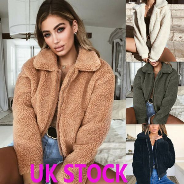 women's jackets womens winter thick warm teddy bear pocket fleece jacket coat women turn down collar long sleeve zip up outwear overcoa, Black;brown
women's jackets womens winter thick warm teddy bear pocket fleece jacket coat women turn down collar long sleeve zip up outwear overcoa, Black;brown