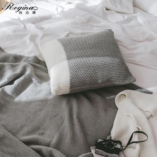 regina new super soft scandinavian style knitted pillow case gray white patchwork breathable comfortable suit for four season
regina new super soft scandinavian style knitted pillow case gray white patchwork breathable comfortable suit for four season