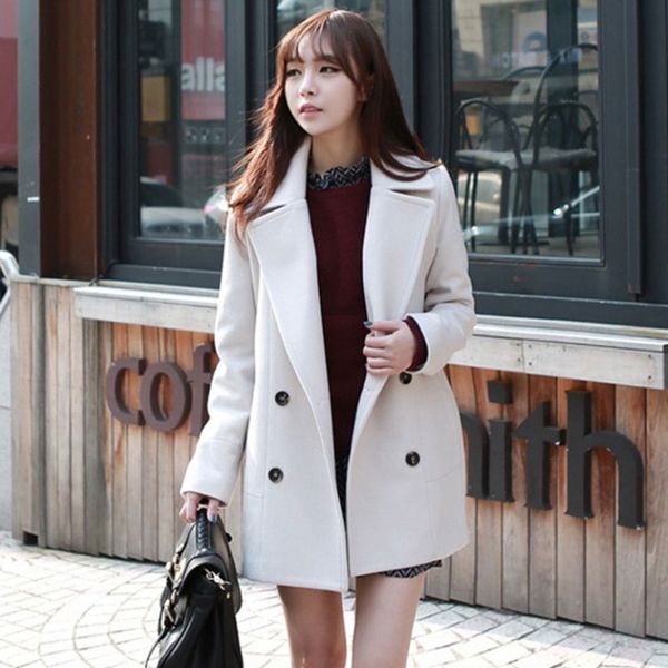 2018 autumn and winter slim woolen outerwear casual clothing wool coat woolen outerwear female 6, Black
2018 autumn and winter slim woolen outerwear casual clothing wool coat woolen outerwear female 6, Black