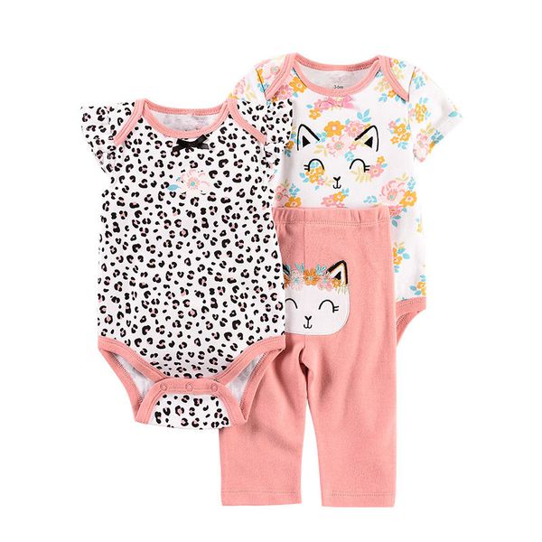 новые комплекты детской одежды хлопок мальчики девочки одежда костюмы новорожденный 3шт короткий рукав комбинезон+брюки лето леопард печатна, White
новые комплекты детской одежды хлопок мальчики девочки одежда костюмы новорожденный 3шт короткий рукав комбинезон+брюки лето леопард печатна, White