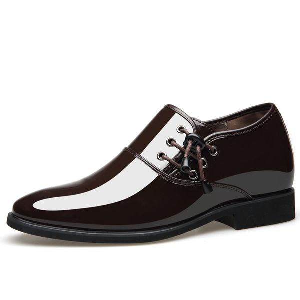 men's leather shoes business pointed paint flat leather bright summer fashion shoes fabric insole material apr 20, Black
men's leather shoes business pointed paint flat leather bright summer fashion shoes fabric insole material apr 20, Black