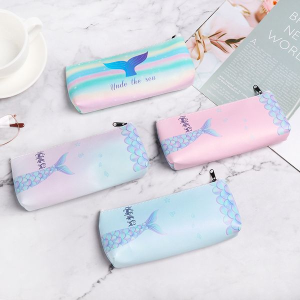 new mermaid tail pencil case glitter makeup pouch purse storage bag zipper pen box stationery office supplies cosmetic stationer
new mermaid tail pencil case glitter makeup pouch purse storage bag zipper pen box stationery office supplies cosmetic stationer