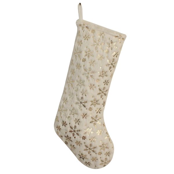 bronzing snowflake printed decoraction christmas stocking pv velvet soft socks p4740
bronzing snowflake printed decoraction christmas stocking pv velvet soft socks p4740