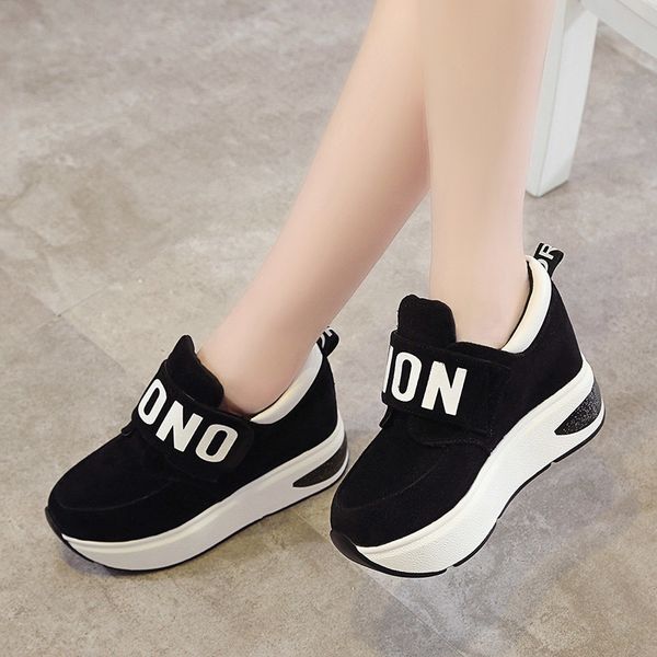female slip on spring black red sneakers platform hook loop increased internal high heels wedges women fashion comfort casual y200424
female slip on spring black red sneakers platform hook loop increased internal high heels wedges women fashion comfort casual y200424