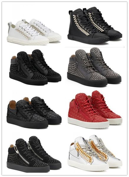 new 2019 fashion designer luxury genuine leather men women maoding sneakers studded spikes gz frankie pyton kirk casual shoes size 36-43d92#, Black
new 2019 fashion designer luxury genuine leather men women maoding sneakers studded spikes gz frankie pyton kirk casual shoes size 36-43d92#, Black