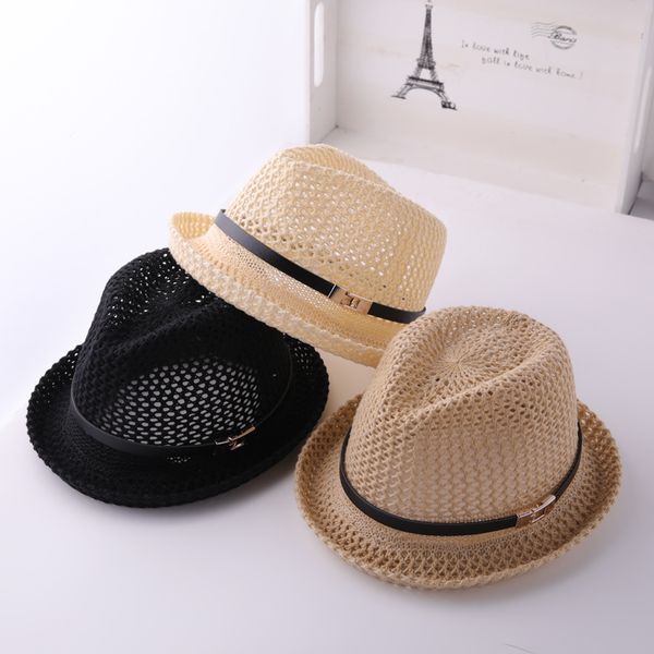children's hat summer boy tide hollow sun hat baby summer straw parent-child breathable, Yellow
children's hat summer boy tide hollow sun hat baby summer straw parent-child breathable, Yellow
