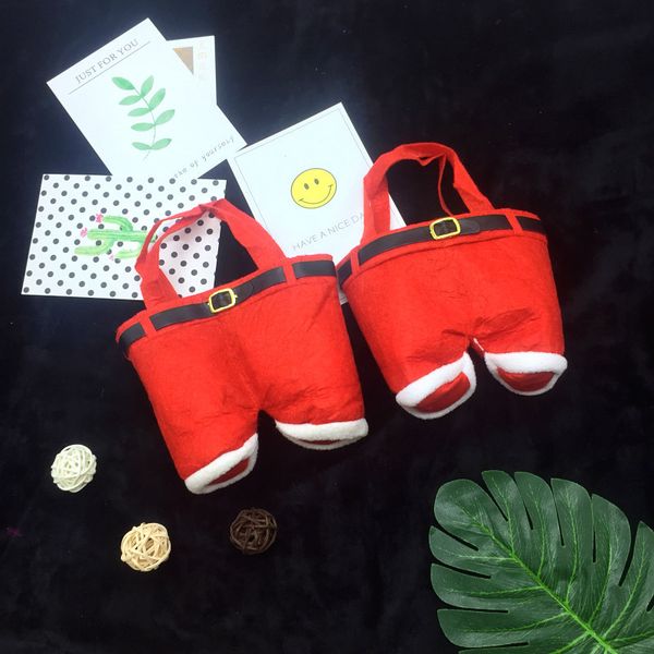 cute 1pcs merry christmas gift treat candy wine bottle holder santa claus suspender pants trousers decor christmas gift bags
cute 1pcs merry christmas gift treat candy wine bottle holder santa claus suspender pants trousers decor christmas gift bags