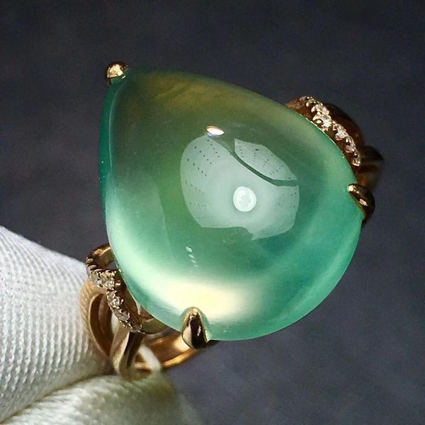 fine jewelry real 18k rose gold 100% natural prehnite gemstones 13.8ct diamonds 18k gold diamonds stone female ring, Golden;silver
fine jewelry real 18k rose gold 100% natural prehnite gemstones 13.8ct diamonds 18k gold diamonds stone female ring, Golden;silver