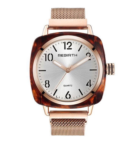 women's fashion new plastic shell quartz watch digital scale waterproof square designer business watch ing, Slivery;brown
women's fashion new plastic shell quartz watch digital scale waterproof square designer business watch ing, Slivery;brown