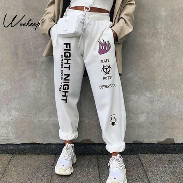 weekeep вязаная высокой талией printed голеностопного длина sweatpants женщины белый streetwear брюки женщины осень зима моды брюки t200103, Black;white
weekeep вязаная высокой талией printed голеностопного длина sweatpants женщины белый streetwear брюки женщины осень зима моды брюки t200103, Black;white