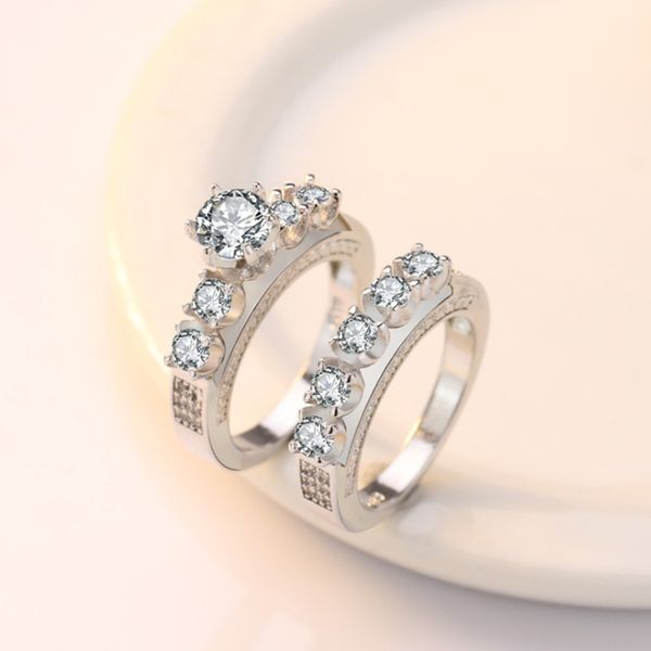 silver color shiny cz ring set for women fashion cubic zirconia wedding engagement rings party jewelry bague femme
silver color shiny cz ring set for women fashion cubic zirconia wedding engagement rings party jewelry bague femme